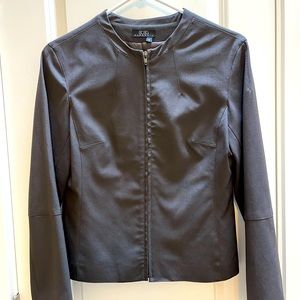 BCBG dark brown zip up jacket